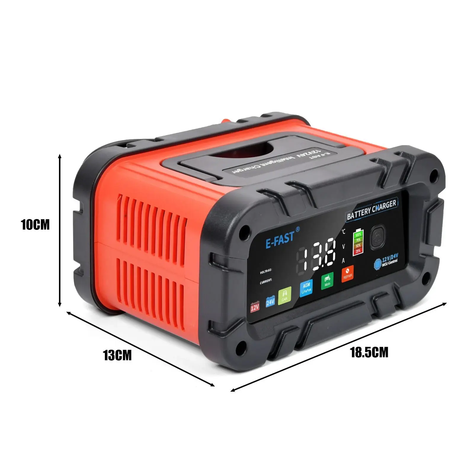 VEH24975 / E-FAST BATTERY CHARGER 0-20A 12/24V LIFEPO4