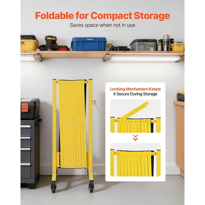 VEVOR HAR10102 / VEVOR   INDUSTRIAL EXPANDABLE BARRICADE, 13FT