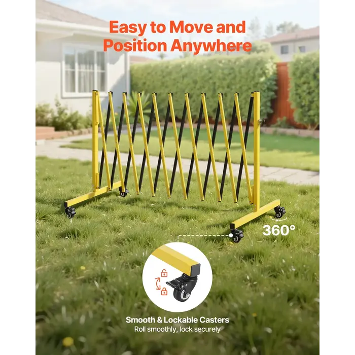 VEVOR HAR10102 / VEVOR   INDUSTRIAL EXPANDABLE BARRICADE, 13FT