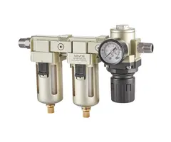 VEVOR VEVOR  AIR COMPRESSOR FILTER REGULATOR, 3/8" NPT DUAL STAGE (HAR10104)