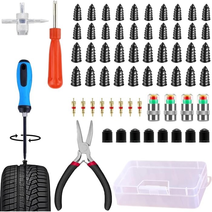 FILIOUCE VEH24976 / TIRE REPAIR RUBBER NAIL, VACUUM TIRE REPAIR KITS