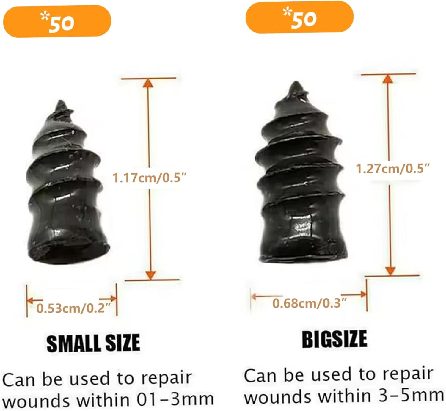 100PCS CAR TIRE PLUG KIT (VEH24979)