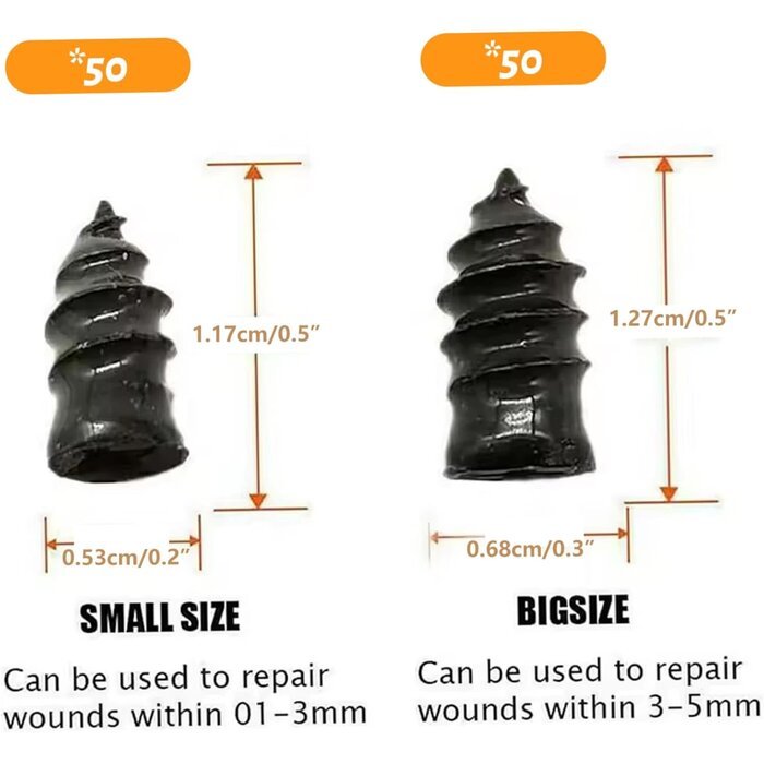 VEH24979 /  VKQTS 100PCS CAR TIRE PLUG KIT #X004QFYS9P