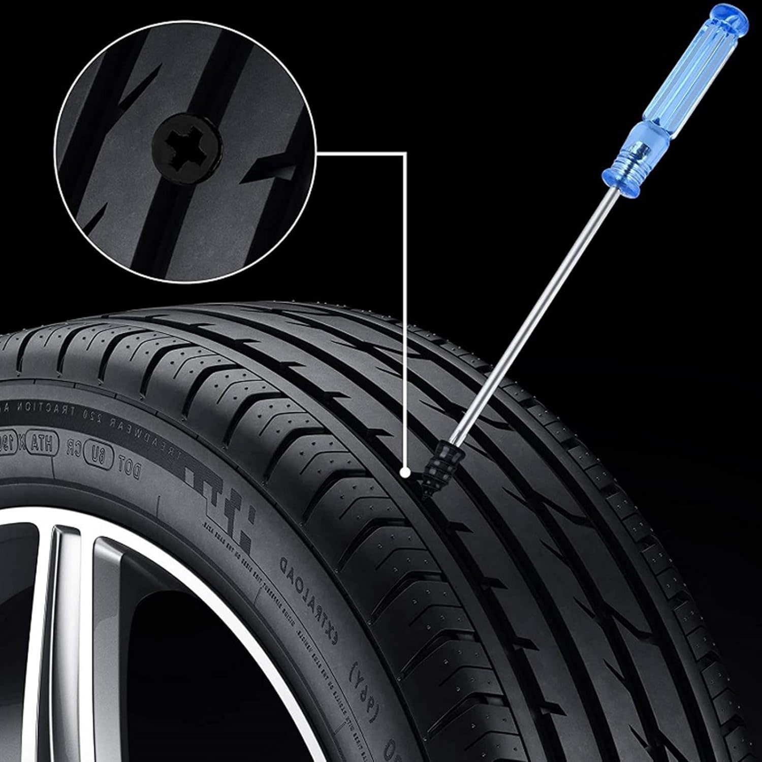 100PCS CAR TIRE PLUG KIT (VEH24979)