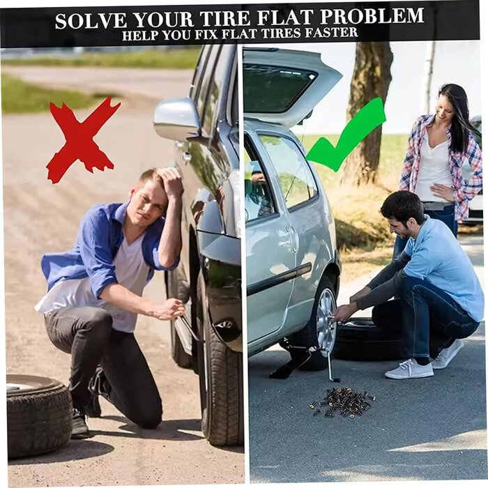 VEH24979 /  VKQTS 100PCS CAR TIRE PLUG KIT #X004QFYS9P