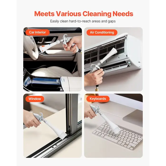 VEVOR IND6064 /  VEVOR  CAR CLEANING GUN, 6-9.2 BAR HIGH-PRESSURE AIR BLOW GUN