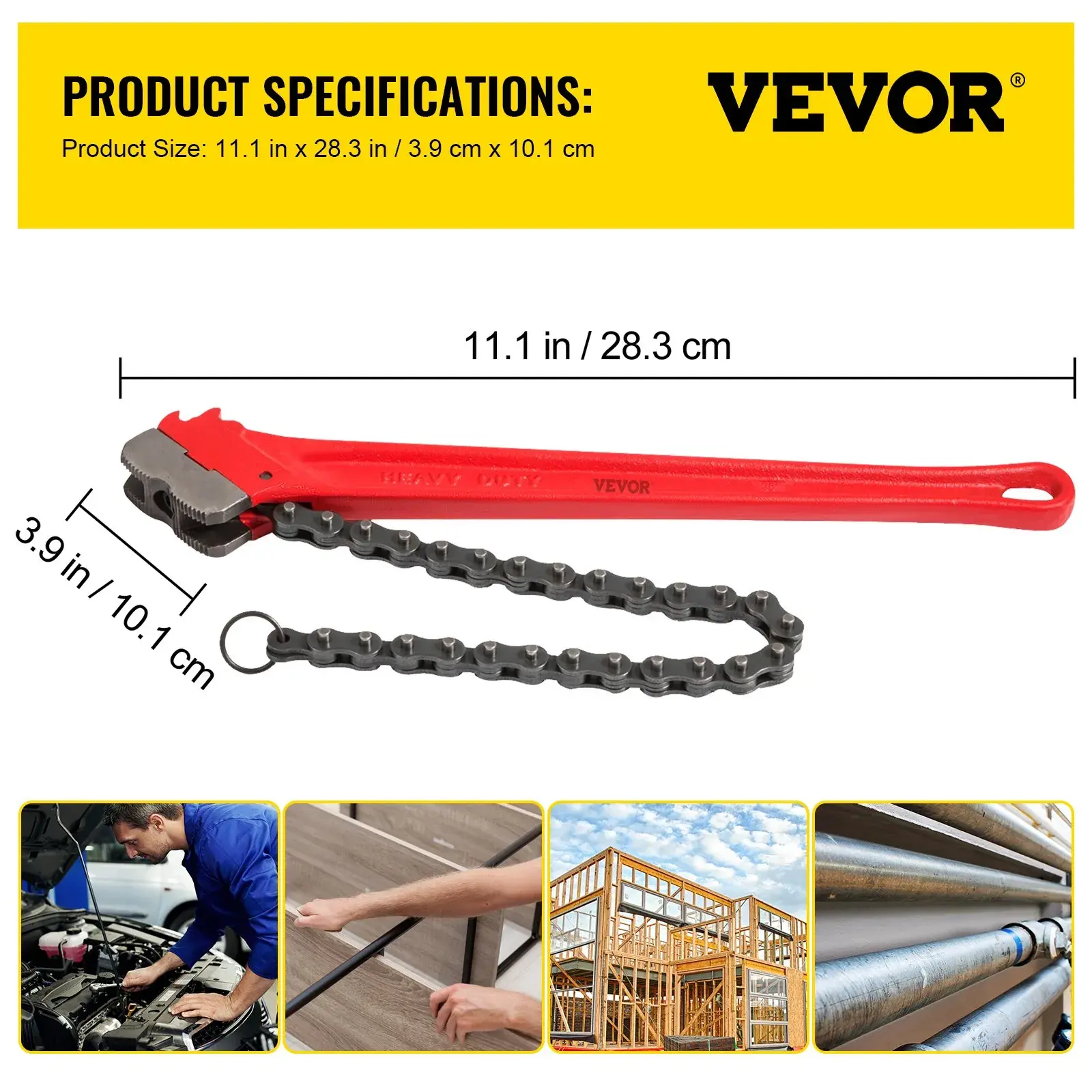 VEVOR CHAIN WRENCH PIPE 36" (HAR10105)