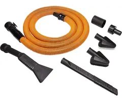RIDGID HAR10091/RIDGID VT2534 7-Piece AUTO DETAILING VACUUM HOSE ACCESSORY KIT for 1 1/4" RIDGID VACUUM, BLACK