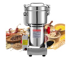 VEVOR IND6078 /  VEVOR ELECTRIC GRAIN MILL GRINDER, 1.8 LBS COMMERCIAL SPICE GRINDERS, HS 2100W