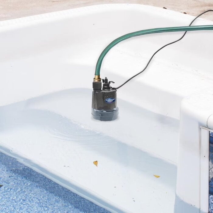SUPERIOR PUMP IND6076 / SUPERIOR PUMP 1800GPH THERMOPLASTIC SUB PUMP 1/4 HP, 91250