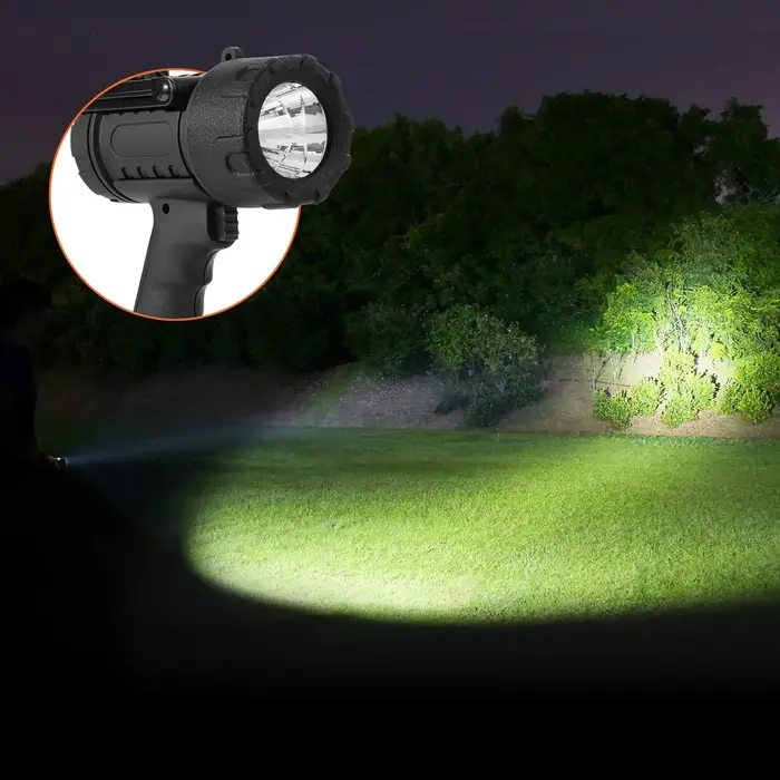 VEVOR VEH25002 / VEVOR RECHARGEABLE SPOTLIGHT FLASHLIGHT, 200,000 LUMENS, IP67