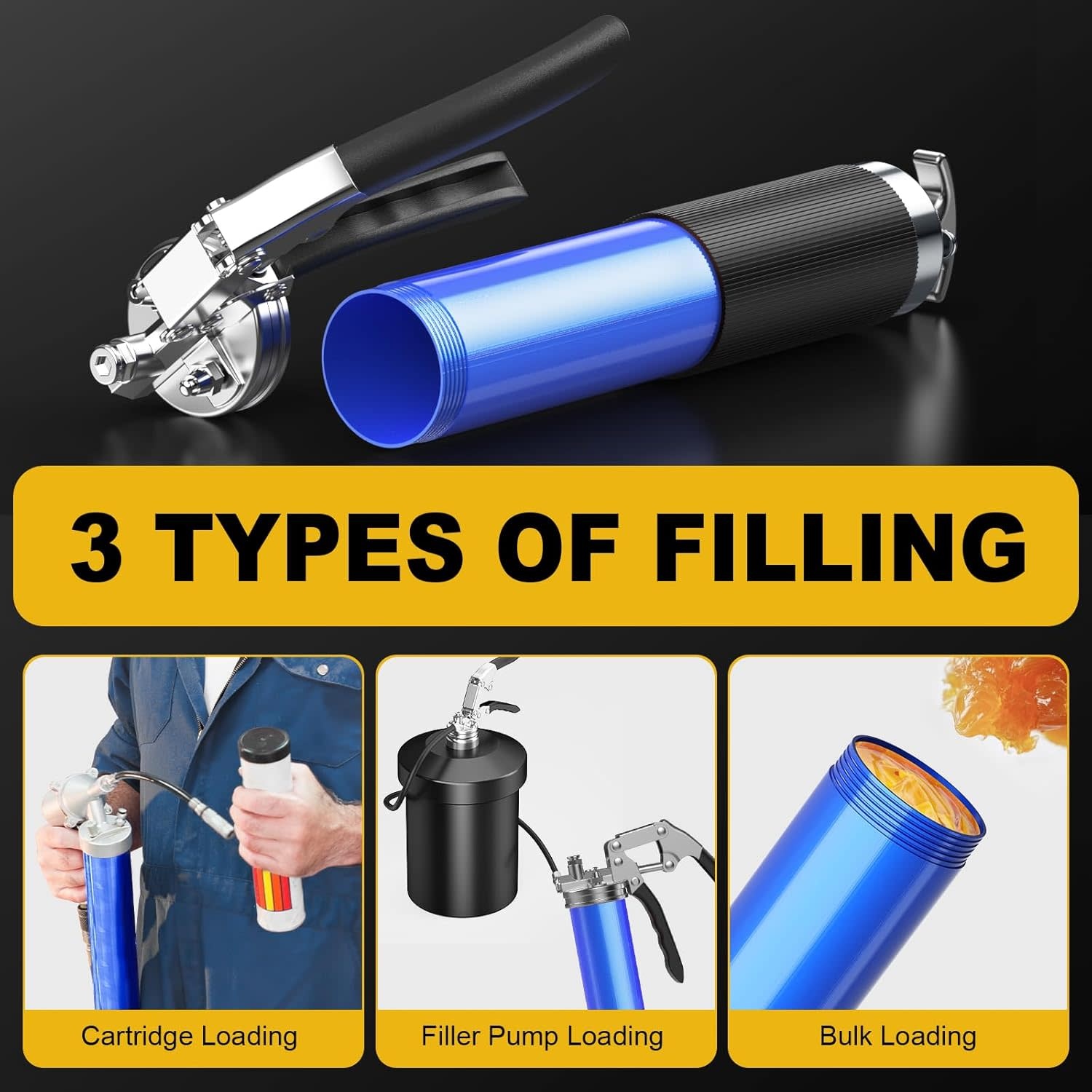 HEAVY DUTY GREASE GUN KIT (HAR10137)