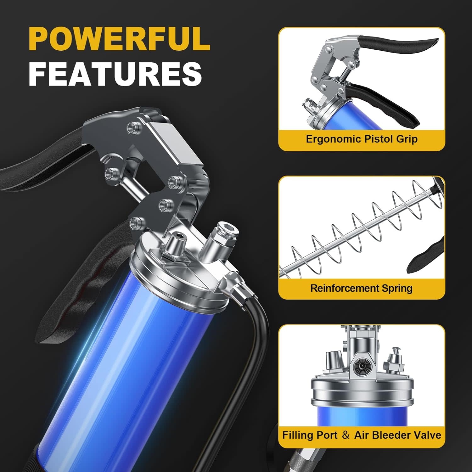 HEAVY DUTY GREASE GUN KIT (HAR10137)