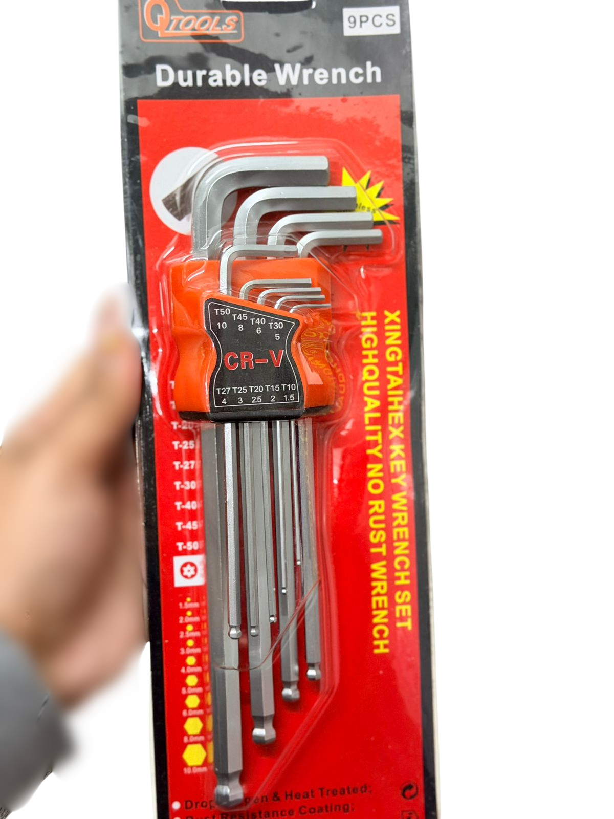 ALLAN KEY SET, DURABLE WRENCH (HAR10118)