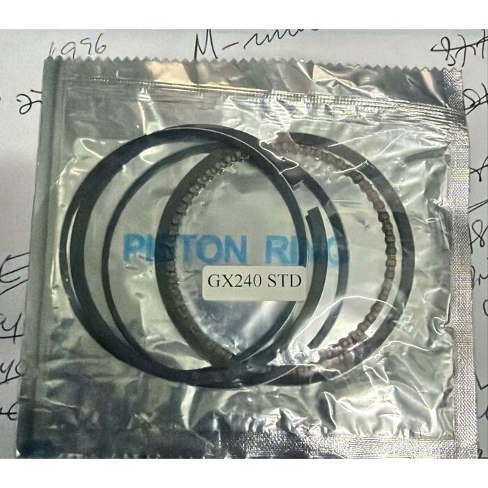 VEH18977 PISTON RINGS SET/ GE240 STD 8HP THICK RINGS