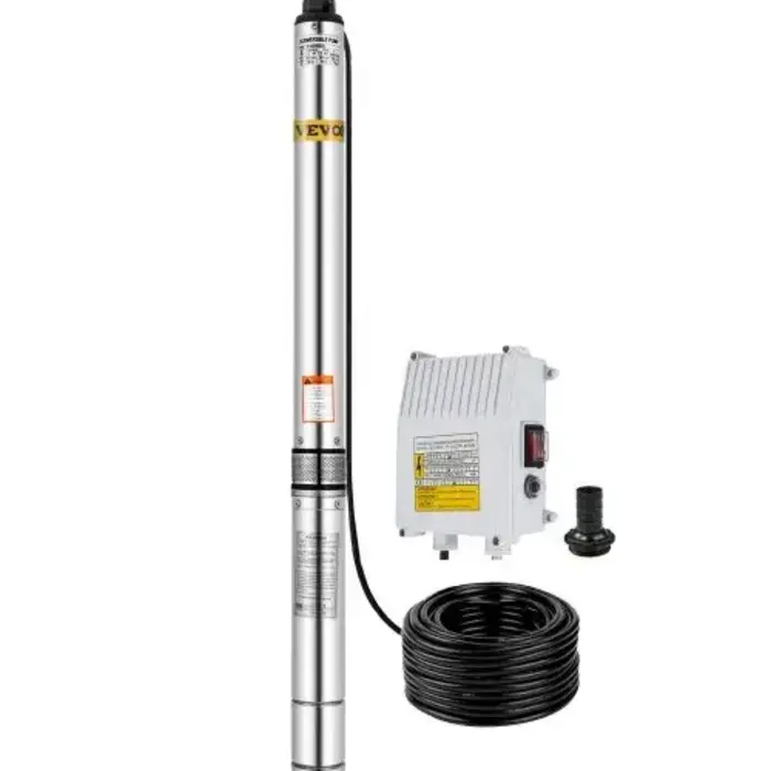 VEVOR IND5873 VEVOR 1-1/4'' DEEP WELL PUMP 3HP 230V 60HZ 3450RPM #4SSM5/18-2 /#(1249034-6)