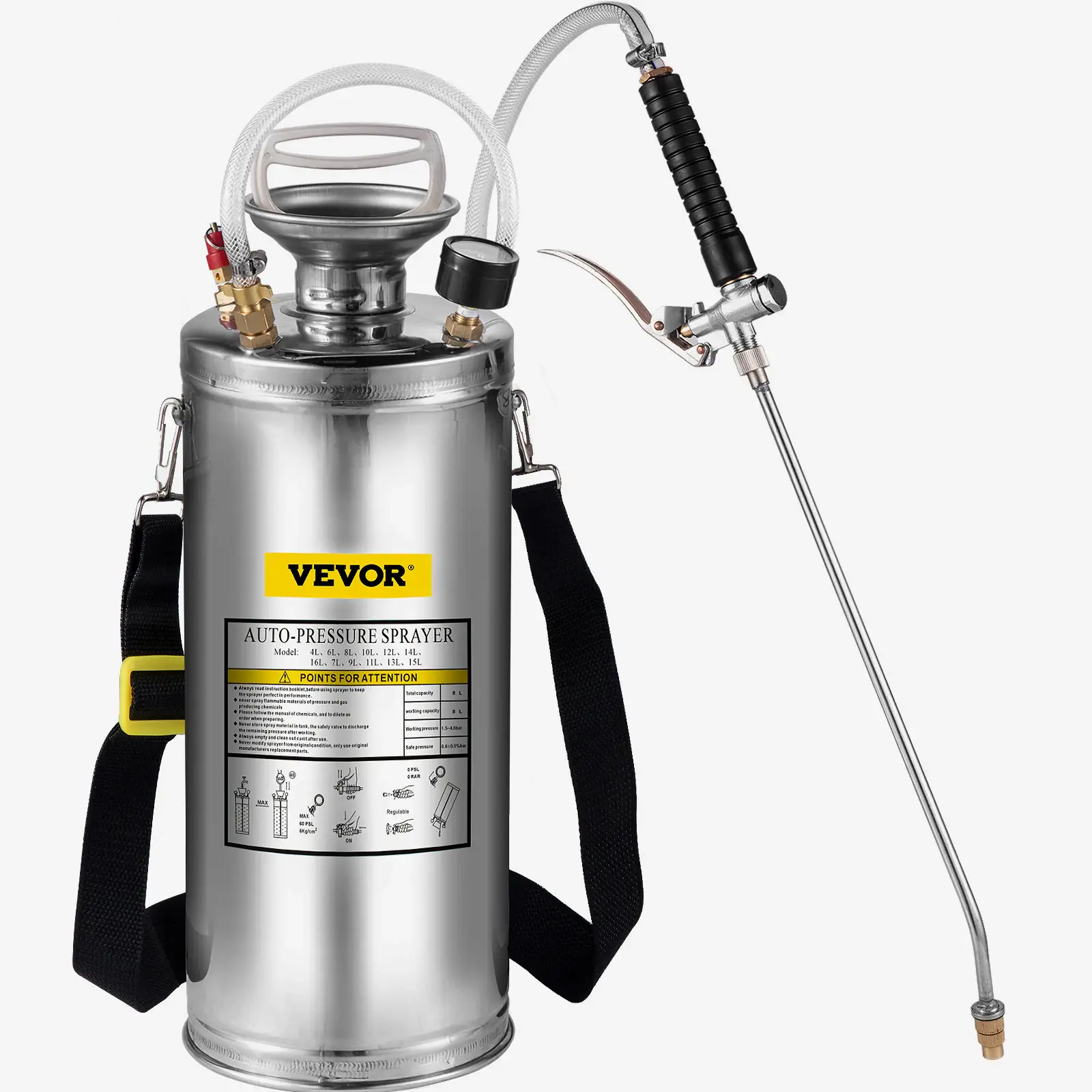 8L/2GALLON AUTO PRESSURE SPAYER (HAR10113)