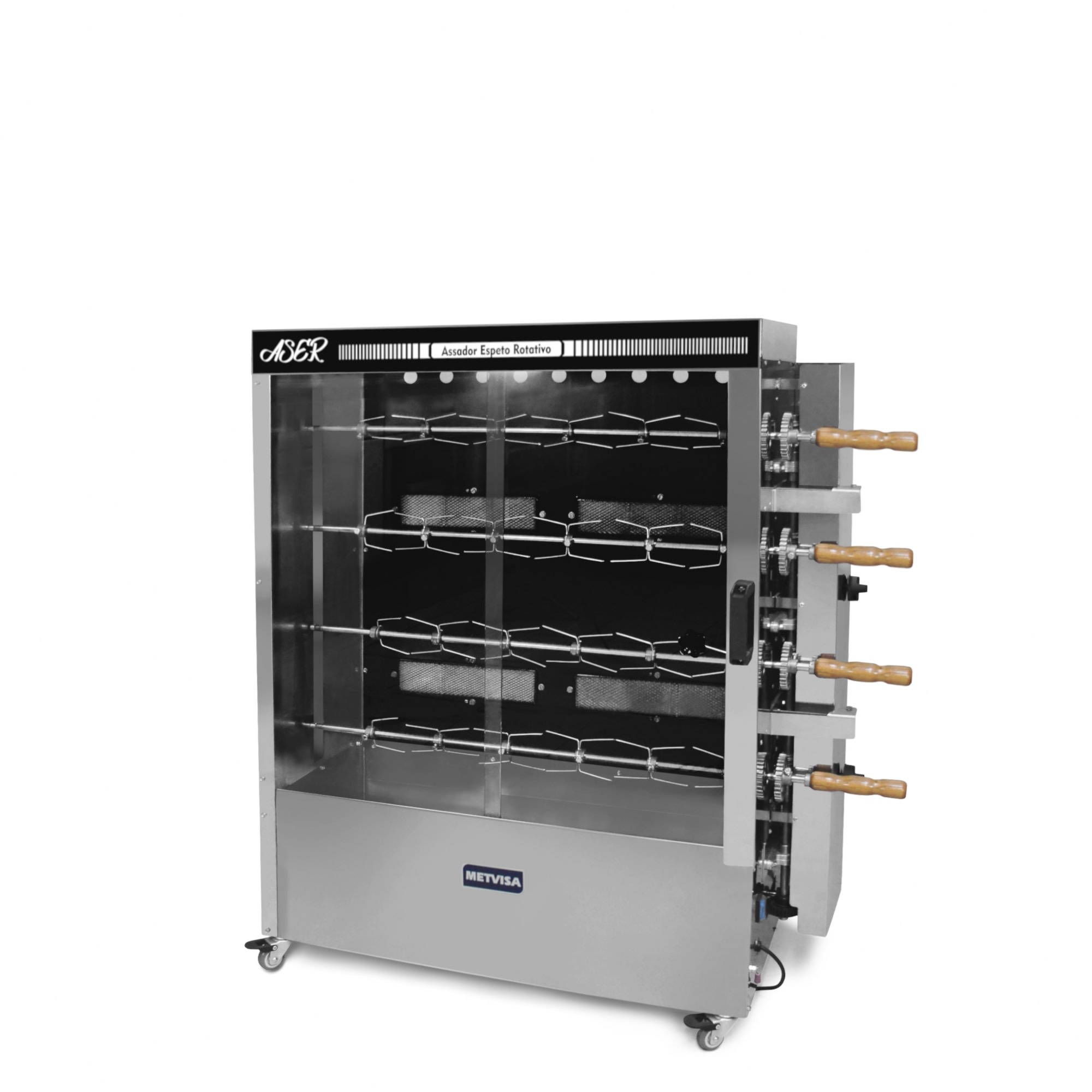 METVISA IND6088 / METVISA ROTARY CHICKEN ROASTER, 40KG – 4 SWEKER, ASER40110M604, 110V-50/60HZ