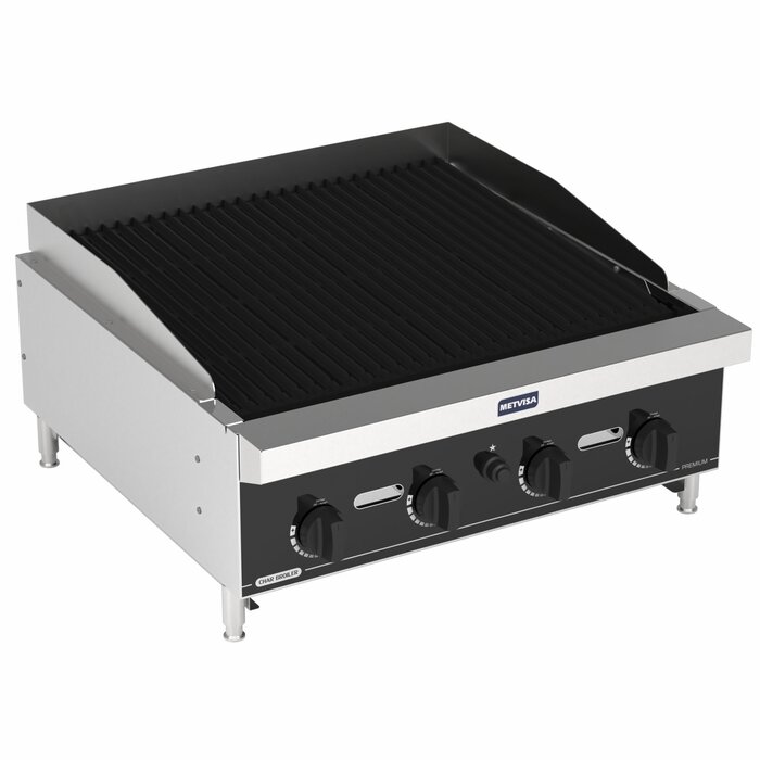 METVISA IND6090 / METVISA HEAVY DUTY CHARBROLER GRILL 60CM , CBG06E