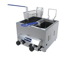 METVISA IND6093 / METSIVA ELECTRIC DEEP FRYER 6 LITERS DOUBLE (3L+3L), FE3D1104, 110V-50/60HZ