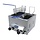 IND6094 / METSIVA GAS DEEP FRYER 6 LITERS DOUBLE (3L+3L), FG3D