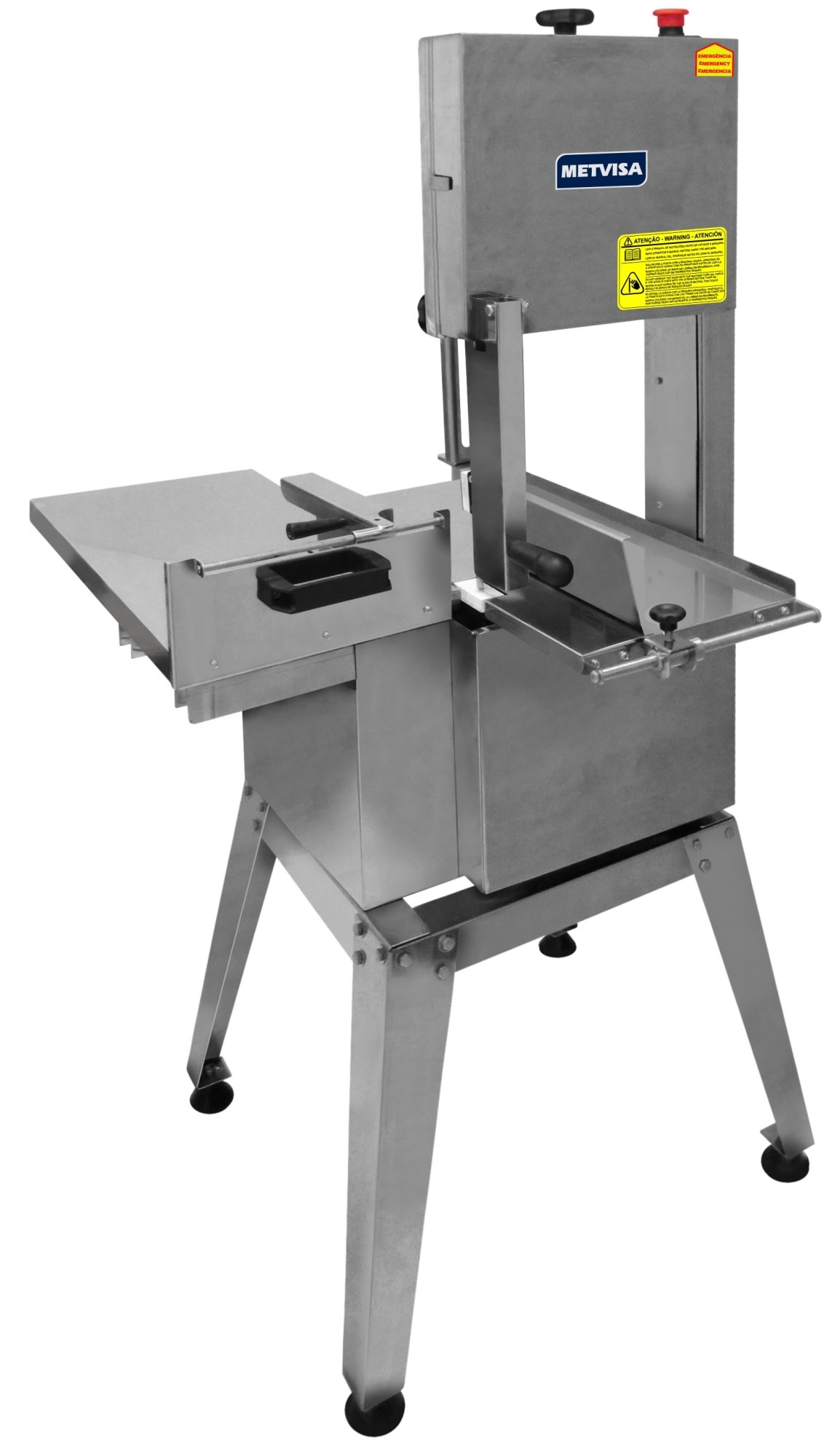 METVISA IND6107 / METVISA PAINTED MEDIUM MEAT SAW 2.18M, MAX 1HP, NO SAFETY, SFMPLM110M604, 110V-60HZ