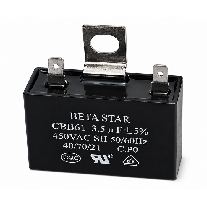 BETA STAR VEH15218 CAPACITOR 3.5 UF 450V 50HZ