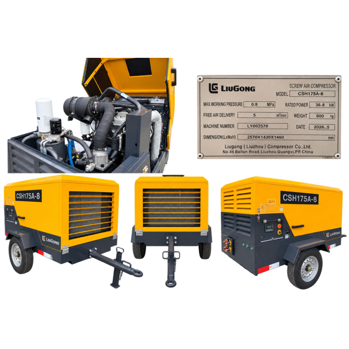 BETA STAR SCREW AIR COMPRESSOR WITH CUMMINS ENGINE (IND6114 )