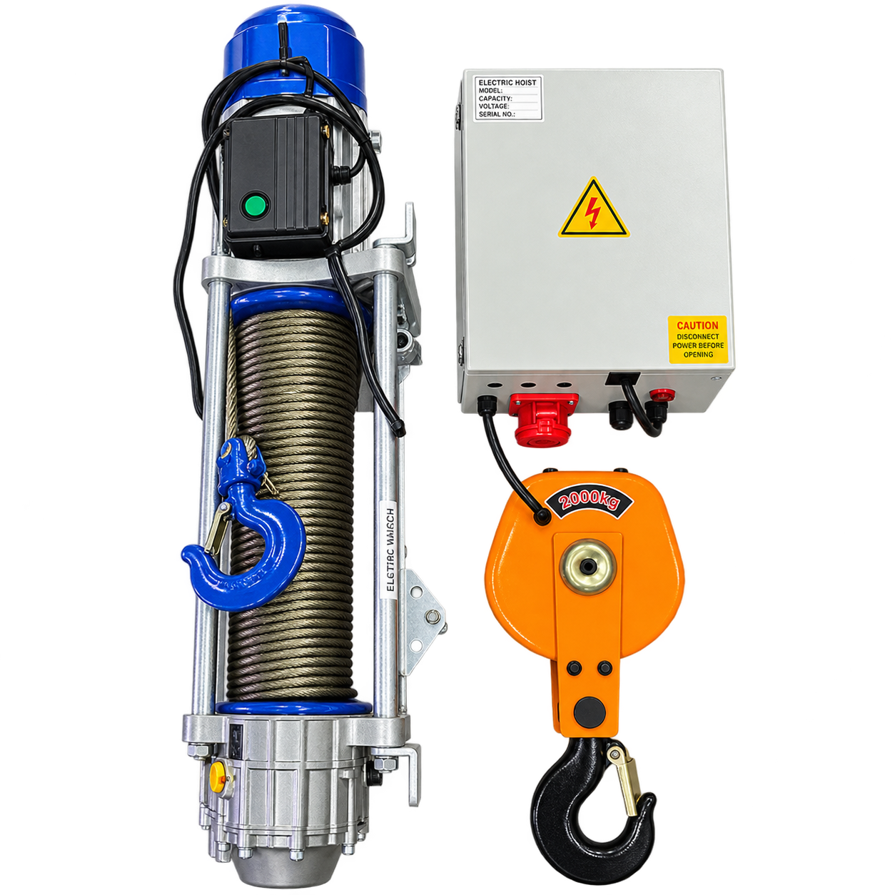BETA STAR 2 TON 24M WIRE ROPE ELECTRIC HOIST (IND6009)