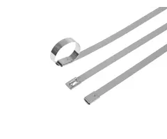 STAINLESS STEEL CABLE TIE - 7.9MM*400MM, 100PCS/BAG (VEH25074)