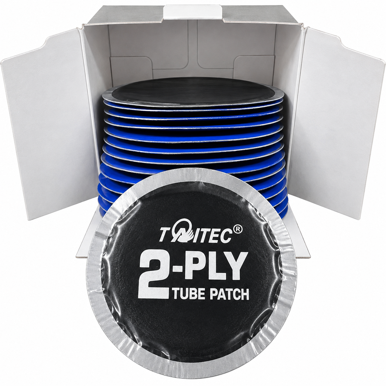 TAITEC 80MM USA STYLE ROUND TUBE PATCH 20PC PER BOX (VEH23242 )