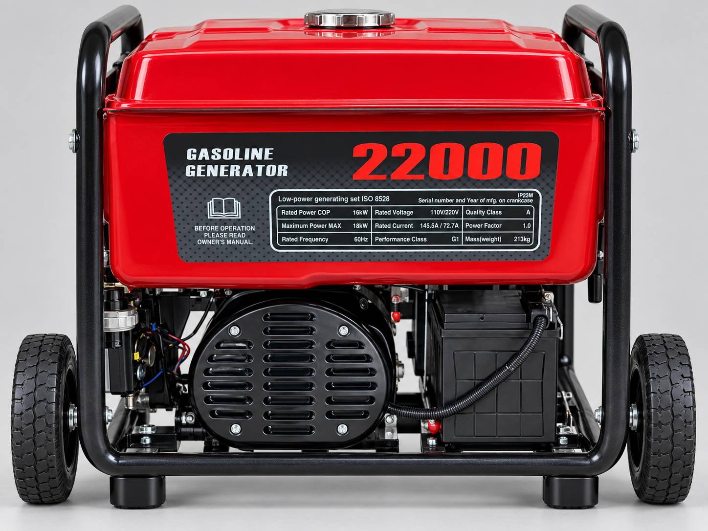 LONCIN GASOLINE GENERATOR OPEN FRAME (IND6116 )