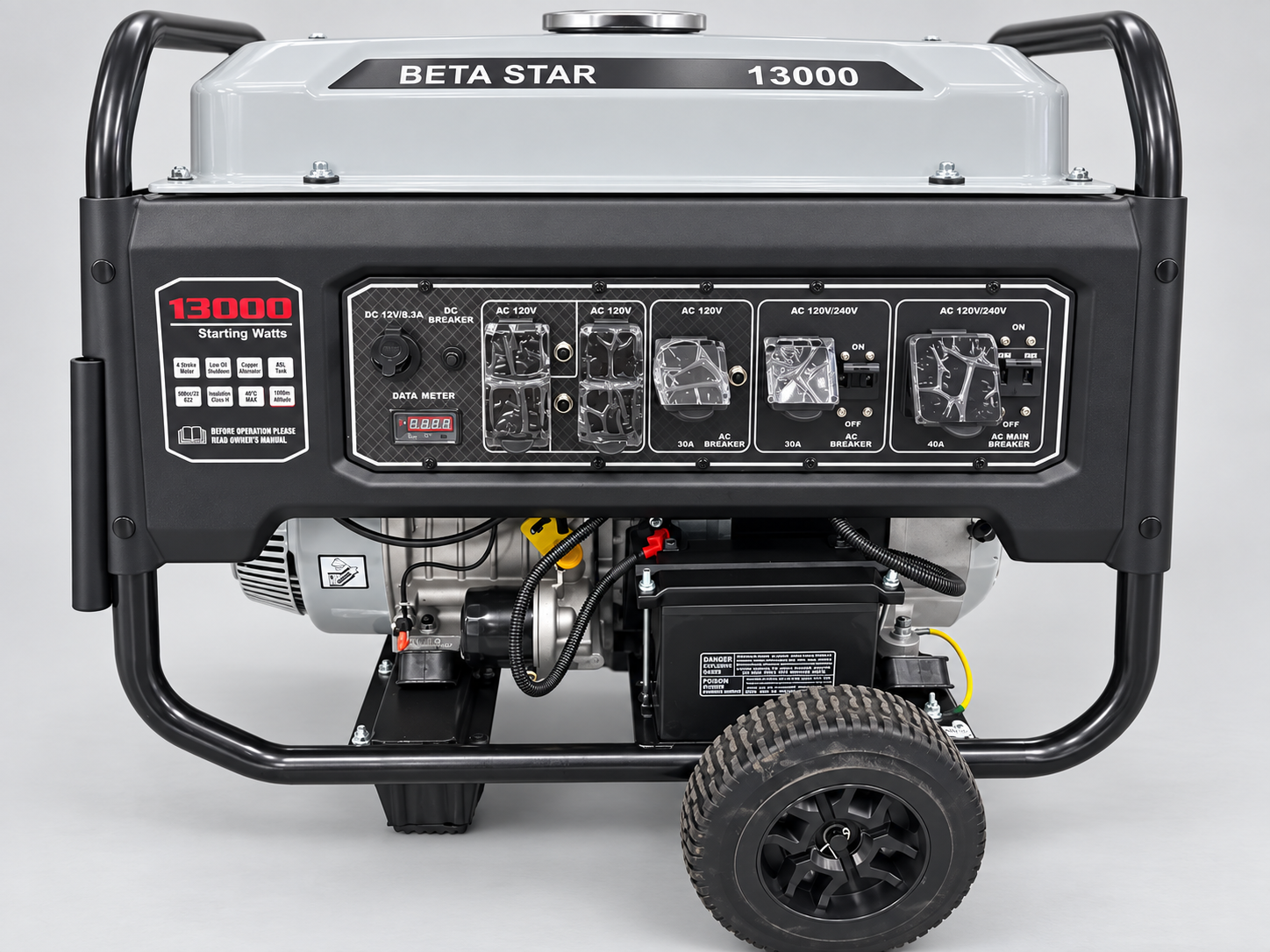 BETA STAR GASOLINE GENERATOR OPEN FRAME(IND6115)