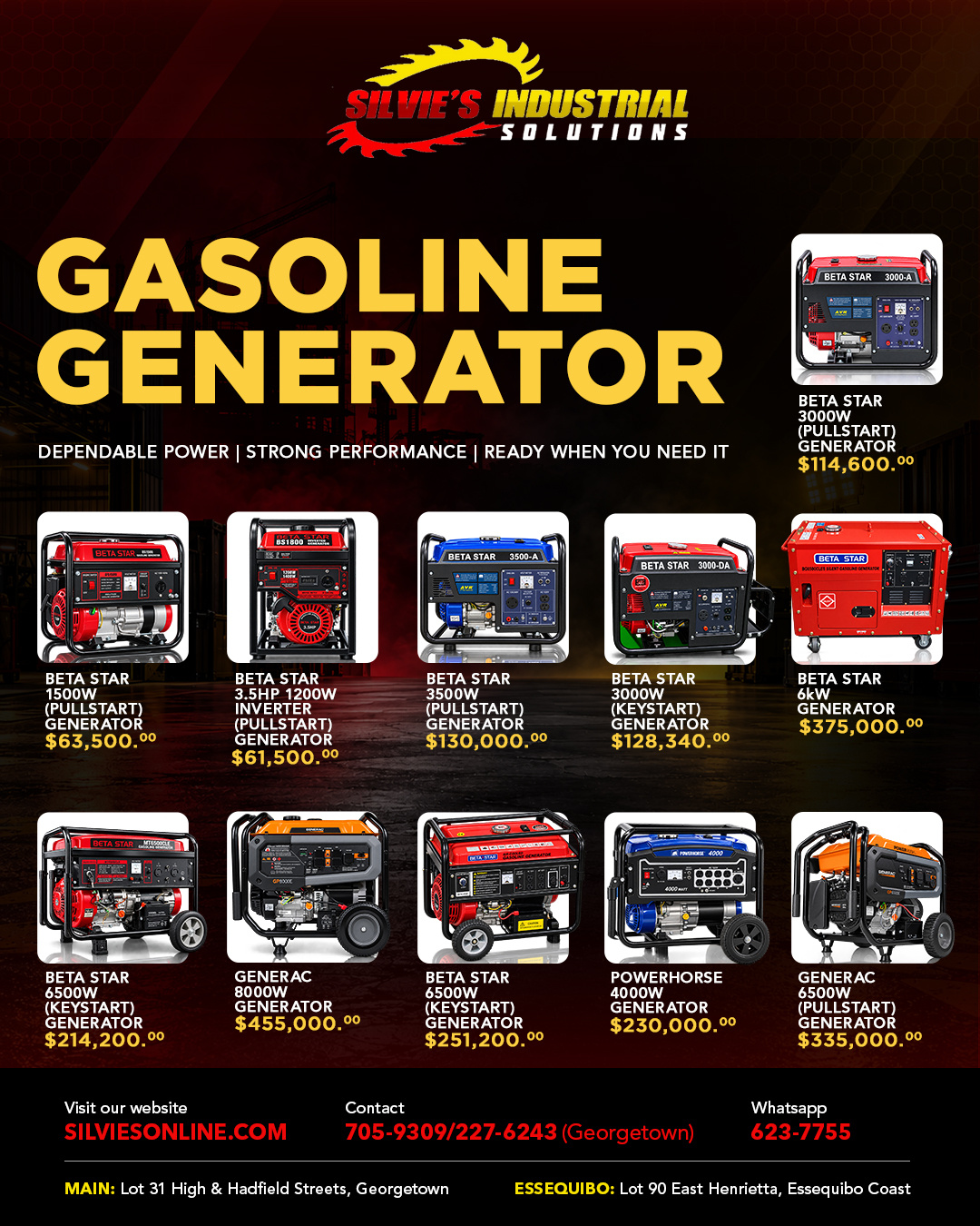 HOW TO CHOOSE THE RIGTH GENERATOR