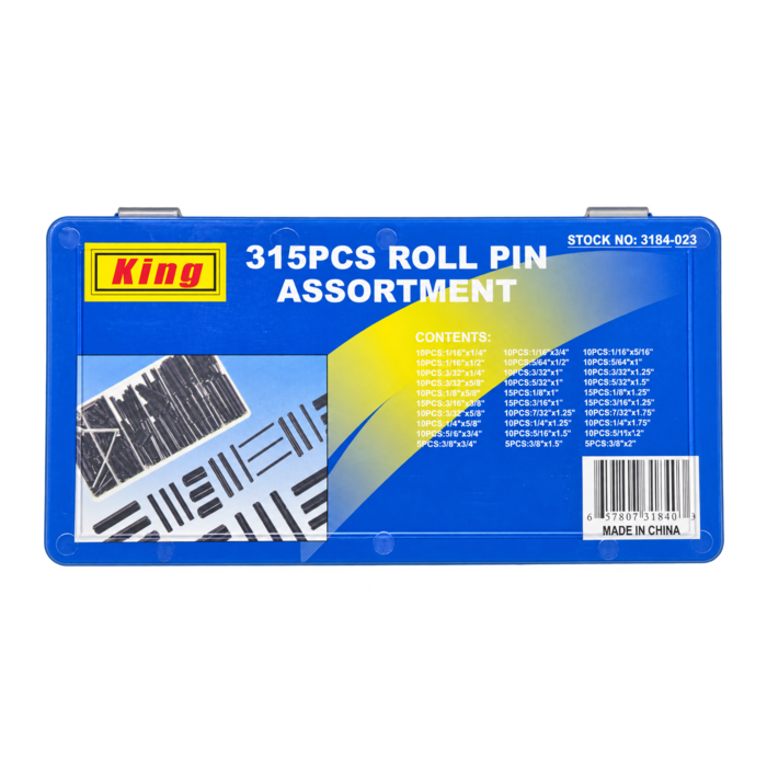 VEH19602 PIN/ASSORTMENT ROLL 315PCS---WNR