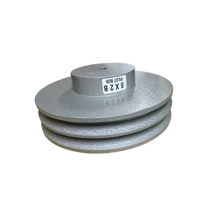 VEH21939 PULLEY 8" 2B ALUMINUM