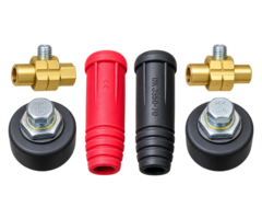 BETA STAR PLUG CONNECTION FOR WELDER GENERATOR #DKJ50-70 (BLACK AND RED) (VEH25150)