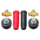 PLUG CONNECTION FOR WELDER GENERATOR #DKJ50-70 (BLACK AND RED) (VEH25150)