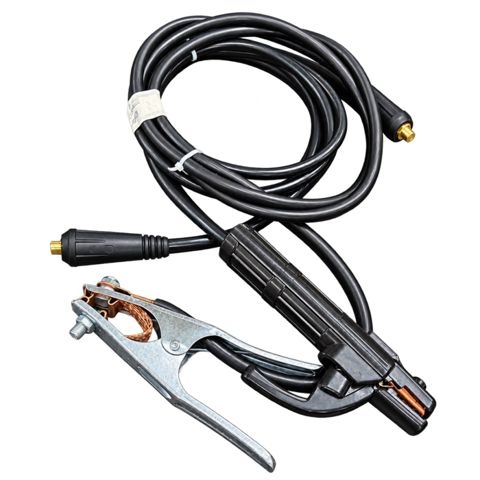 BETA STAR ELE6560 /  WELDING LEADS COMPLETE WITH ELECTRODE HOLDER AND GROUND CLAMP FOR 160A/250A INVERTER WELDER , BETA STAR