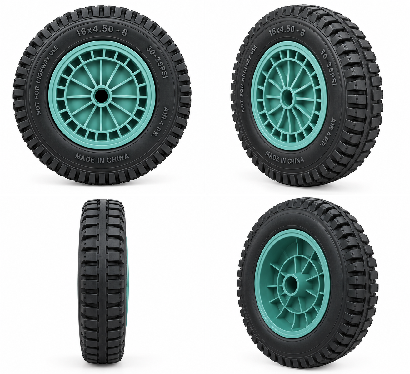 HAR0004 WHEEL/WHEEL BARROW (GREEN)
