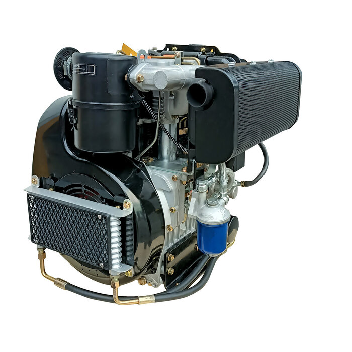 IND5712 // 2V92 AIR-COOLED REPLACEENT DIESEL ENGINE FOR 10KW GENERATOR #290F 3600 RPM