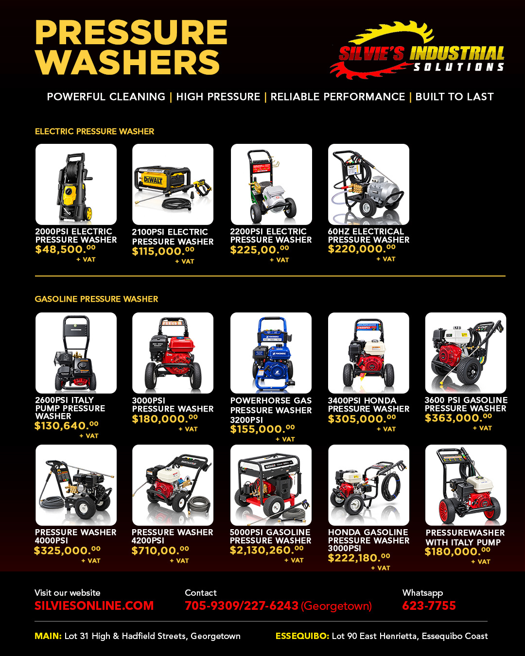 Pressure Washers!