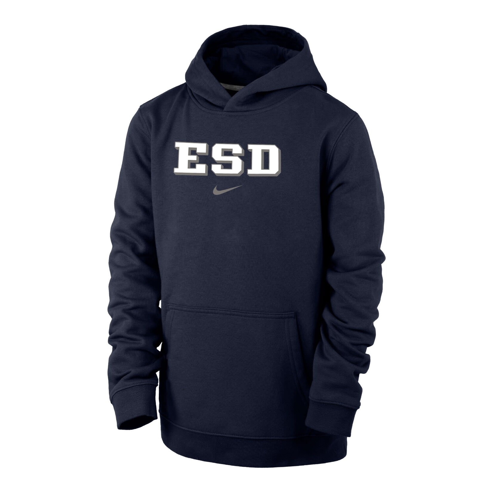 Nike Youth Club Fleece Hoodie with ESD Drop Shadow