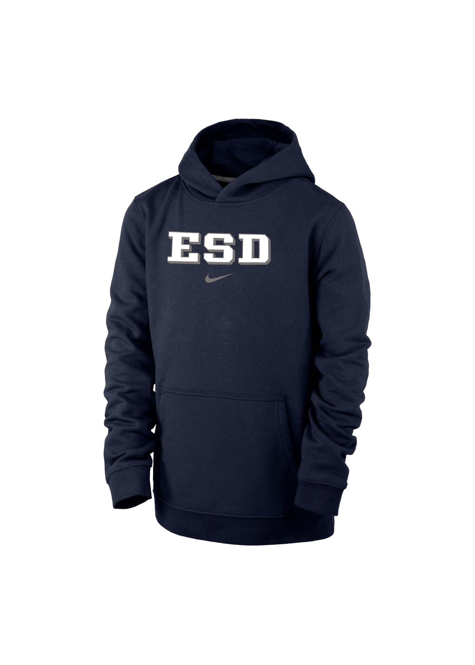 Nike Youth Club Fleece Hoodie with ESD Drop Shadow