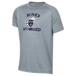 Under Armour Youth Gray Tech Tee Eagle Shield
