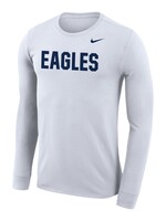 Nike Nike Long Sleeve White Legend Tee EAGLES