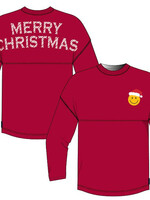 Spirit Jersey Youth Christmas Smiley Santa