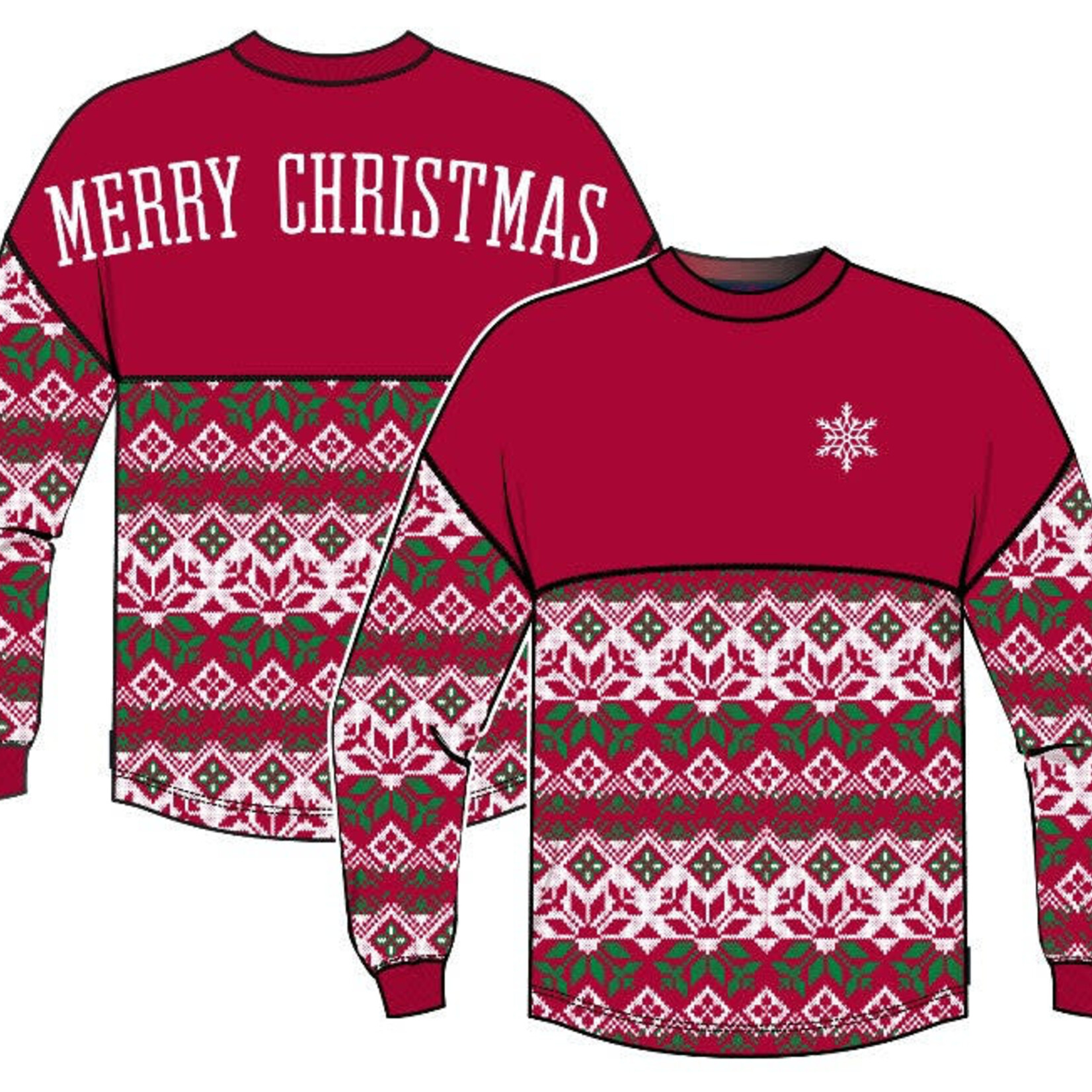 Spirit Jersey Ugly Christmas Sweater