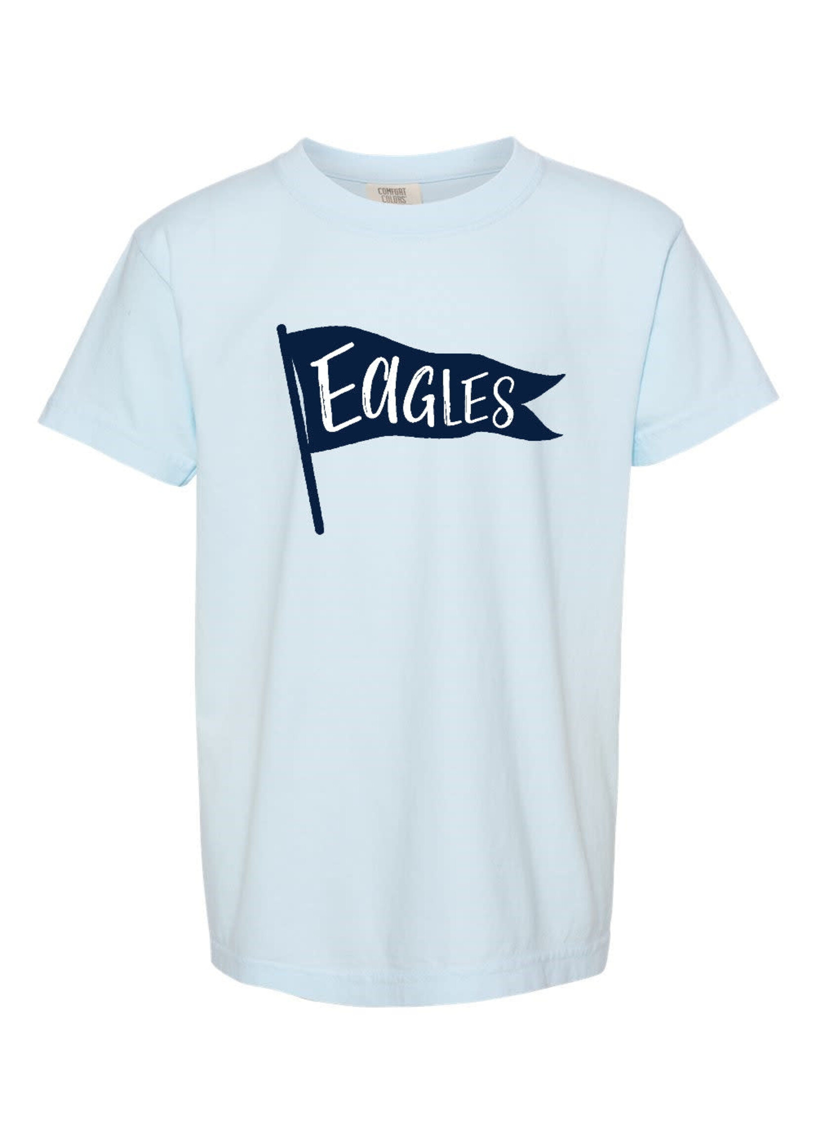 Summit Chambray Tee Navy Pennant EAGLES