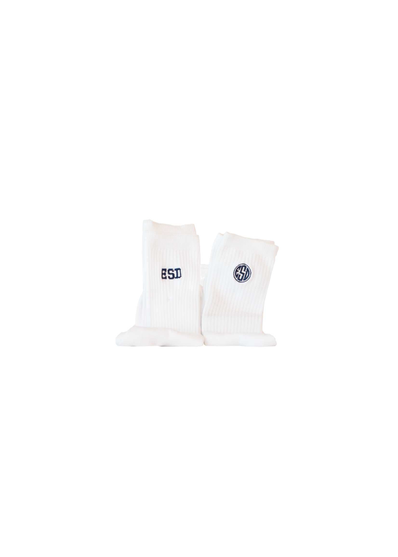 Lands' End Custom ESD Embroidered Youth Socks